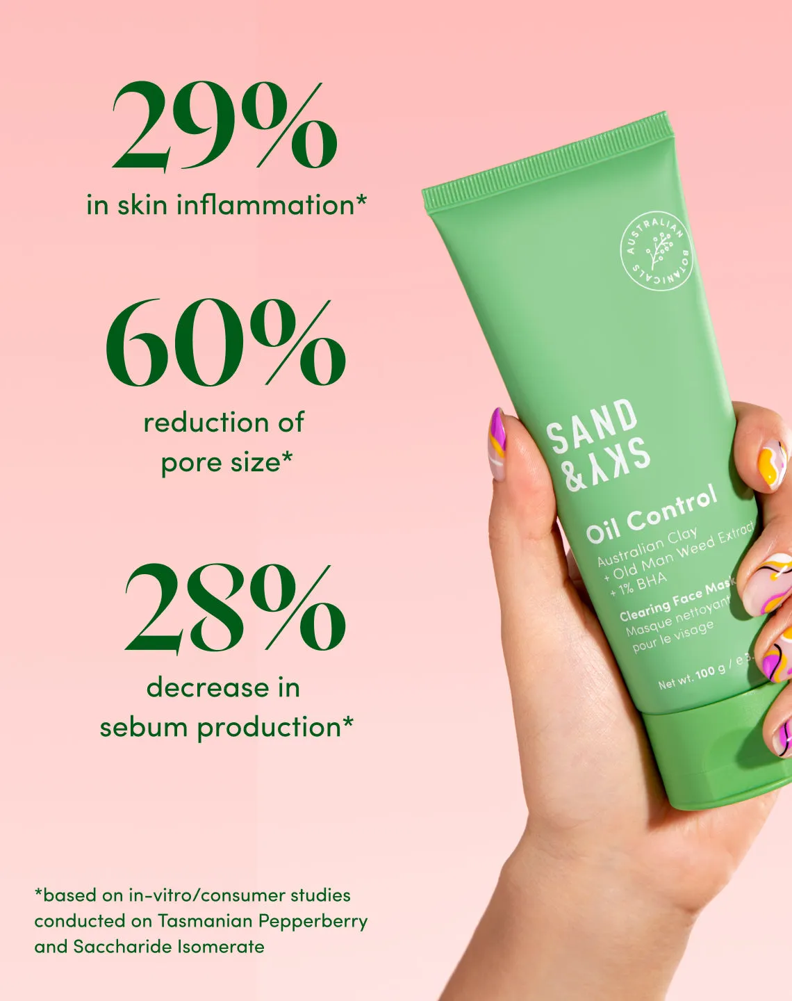 Sand & Sky Oil Control Clearing Face Mask maschera purificante