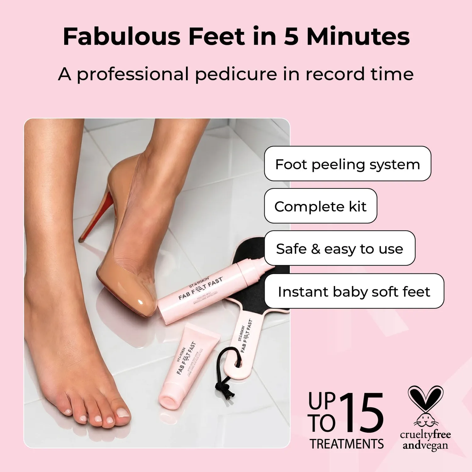 Starskin VIP Fab Feet Fast kit piedi anti calli