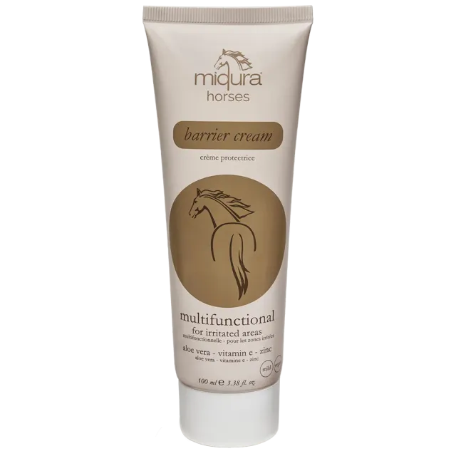 Miqura Horses crema barriera zinco cavalli