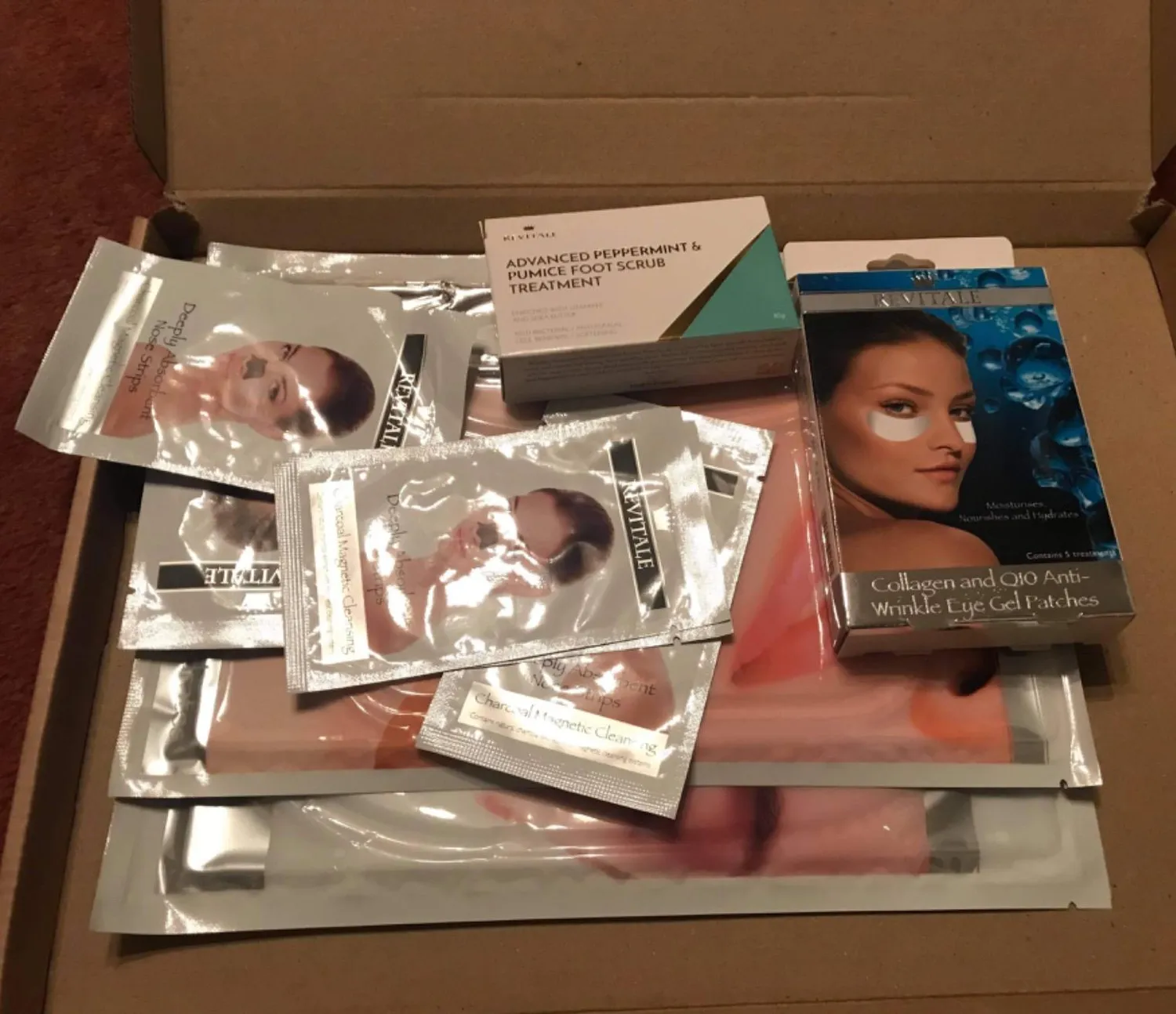 Revitale Classic Beauty Spa set 5 maschere viso collo occhi