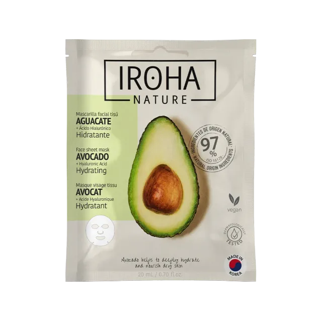 Iroha Nature Avocado maschera viso idratante