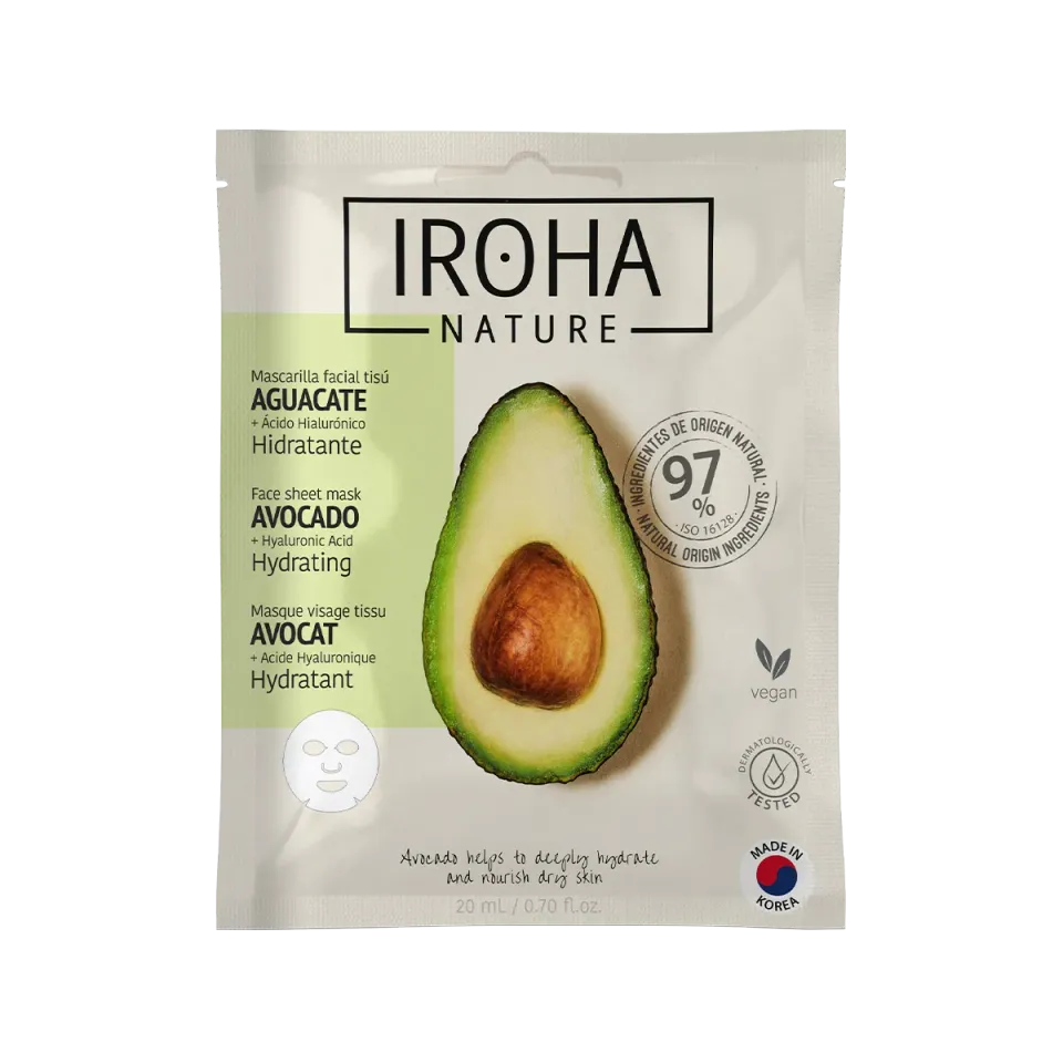 Iroha Nature Avocado maschera viso idratante