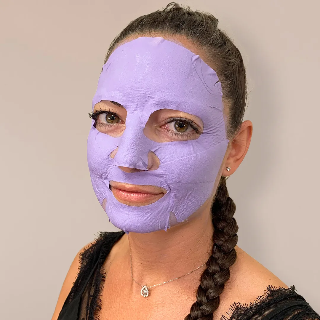 Skin Iv Berry Glow maschera viso antiossidante frutti bosco