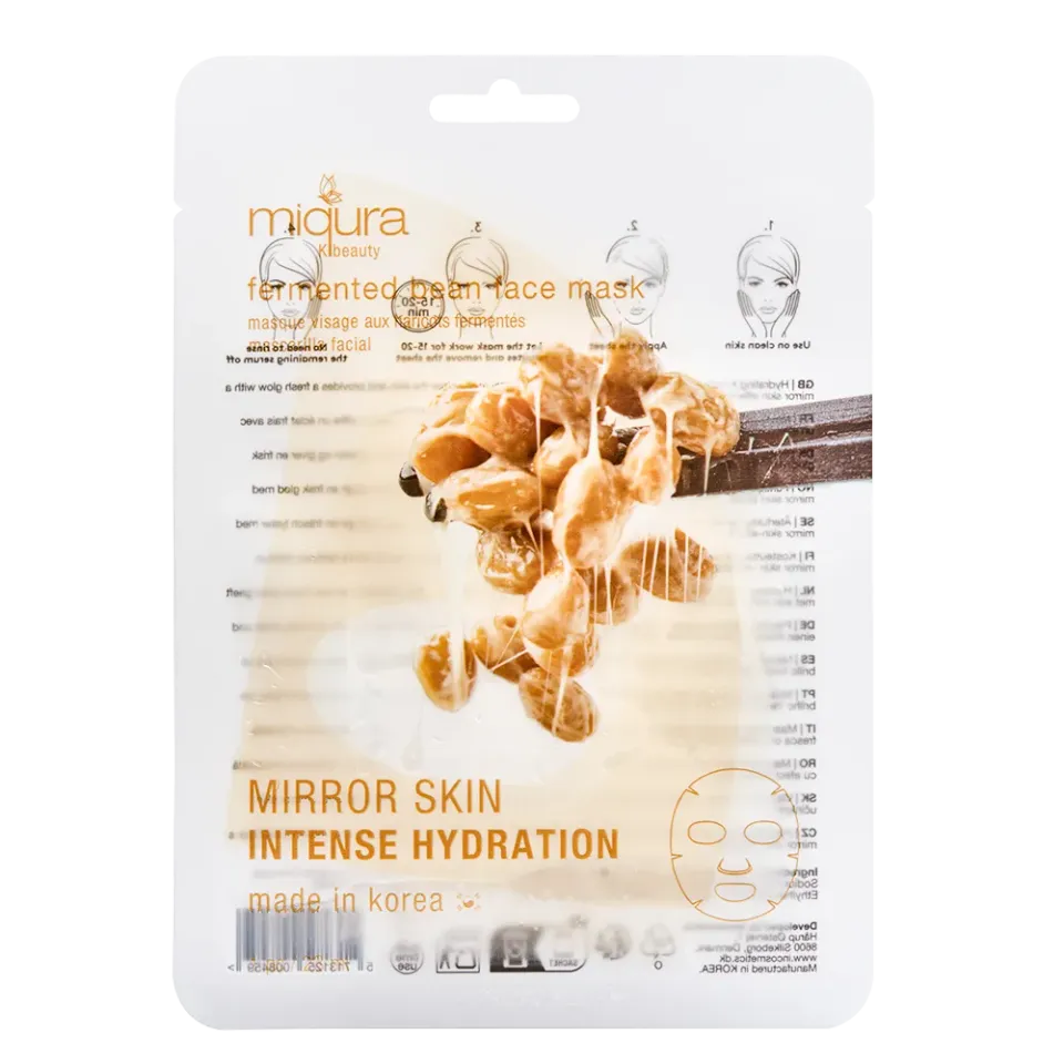 Miqura K-beauty Fermented Bean maschera viso idratante