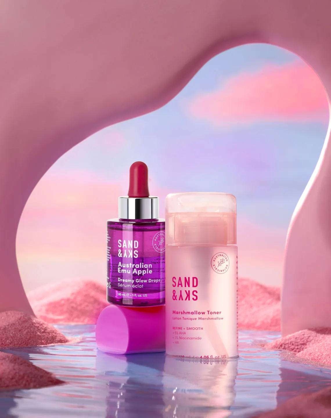Sand & Sky Baby Skin Duo kit viso glow rimpolpante 2 pezzi