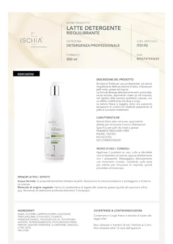 Ischia Thermae Sali di Ischia Pro latte detergente 500 ml opacizzante