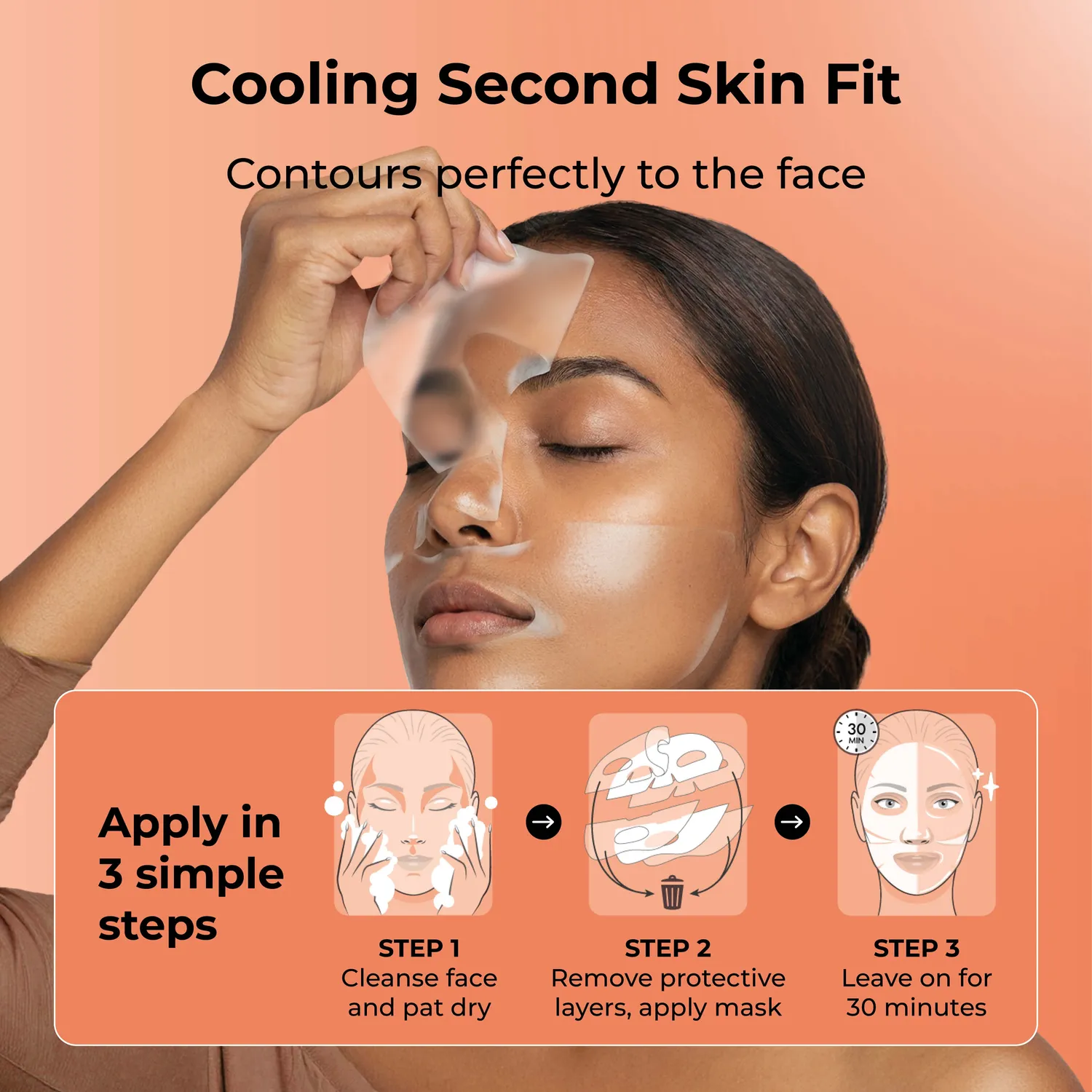 Starskin Essentials Collagen PDRN Salmon DNA maschera viso 4 pezzi