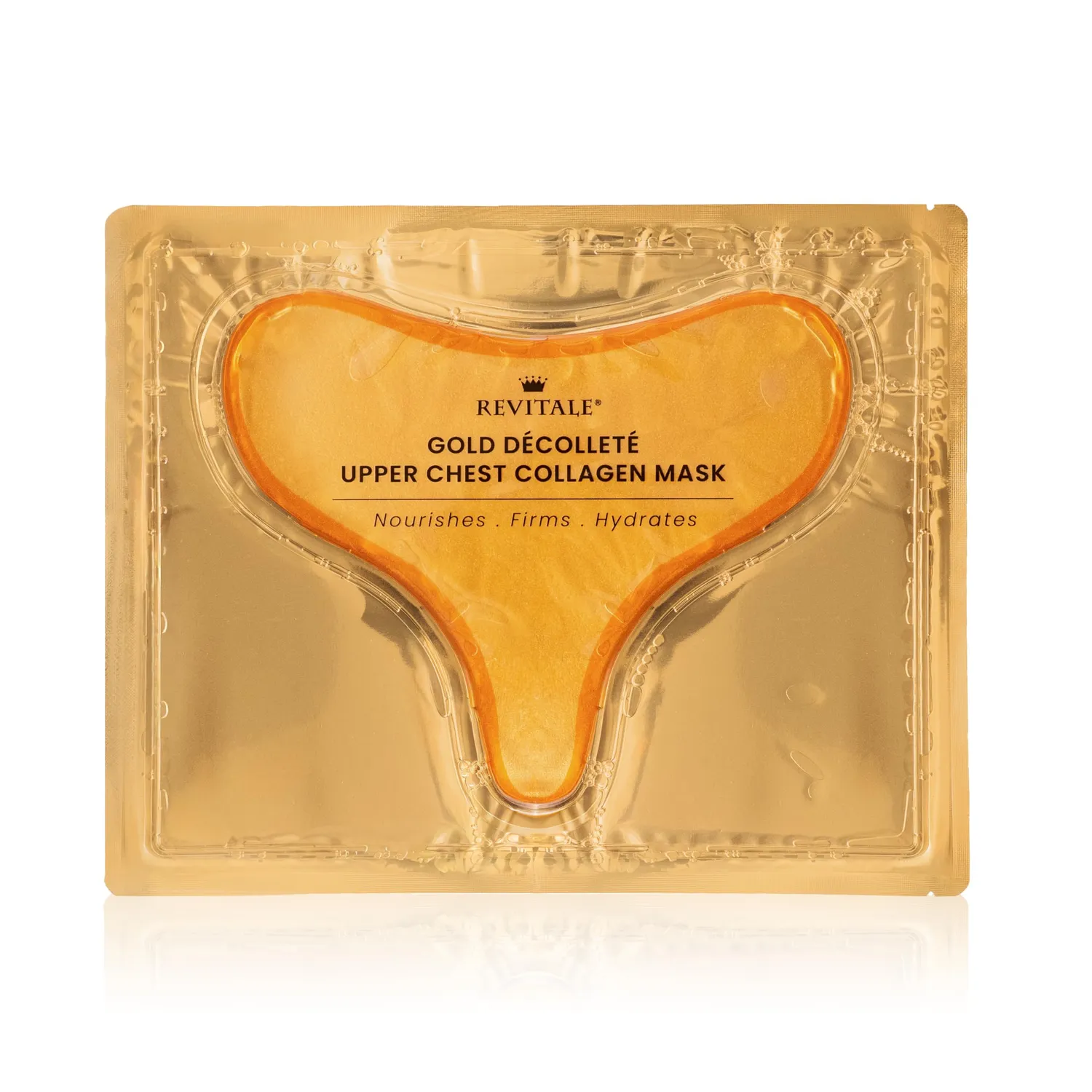 Revitale Collagen Décolleté maschera oro petto 3 pezzi rughe