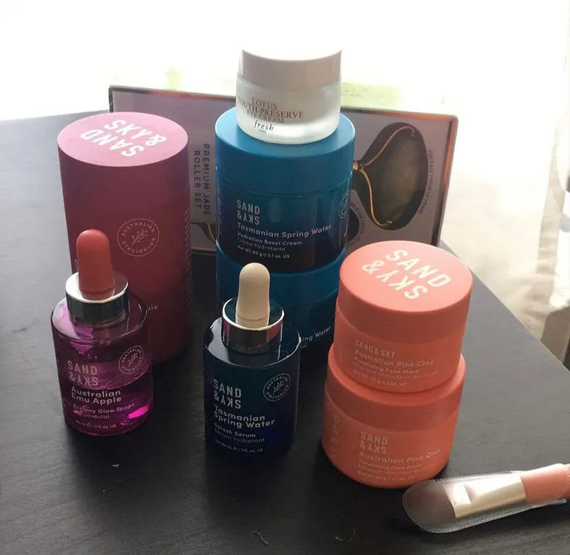 Sand & Sky Healthy Hydration Kit viso siero + crema
