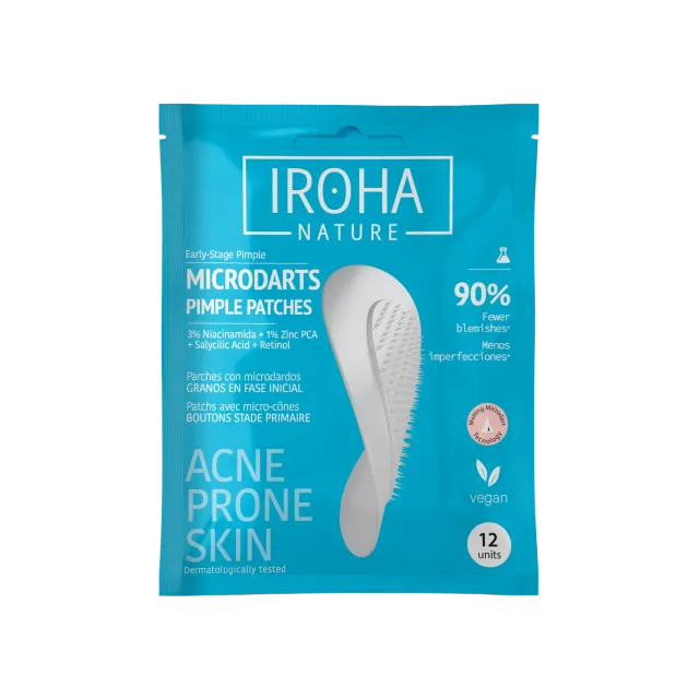 Irohanature Microdarts Pimple Patches Acido Salicilico Brufoli