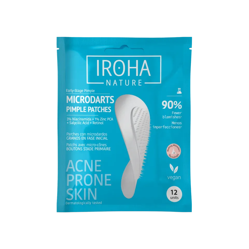 Irohanature Microdarts Pimple Patches Acido Salicilico Brufoli