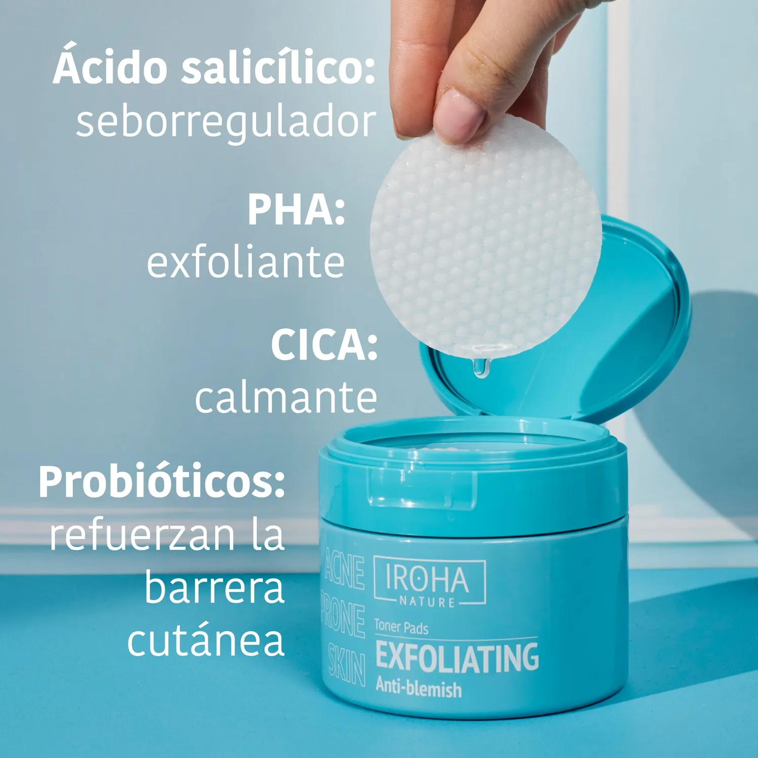Iroha Nature routine antiacne completa 4 pezzi pelle impura