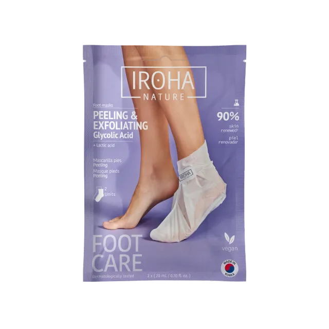 Iroha Nature peeling piedi calzini acido glicolico 1 paio