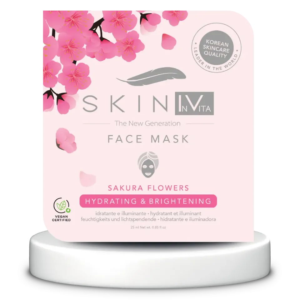 Skin IV Sakura Water Bomb maschera viso idratante