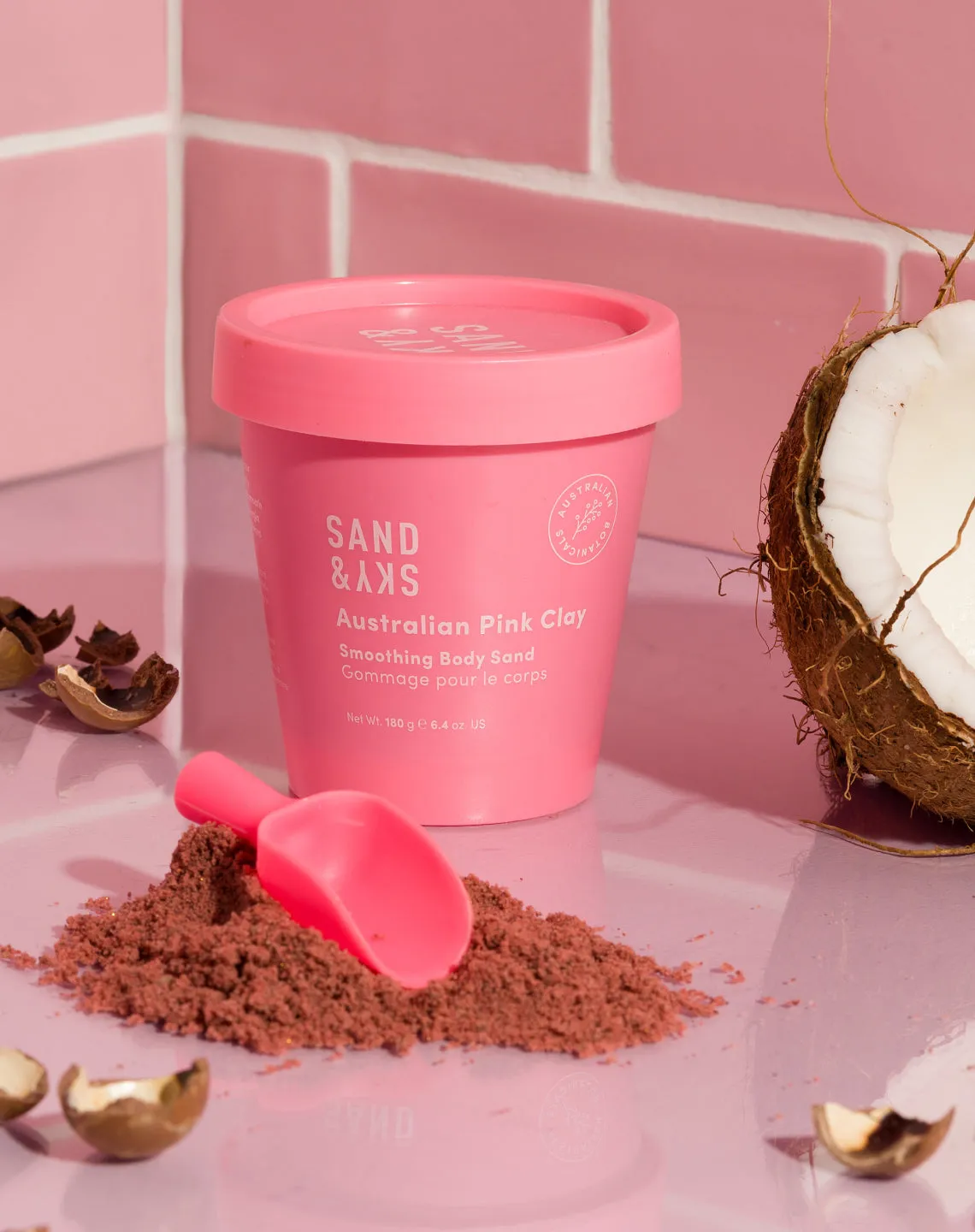 Sand & Sky Australian Pink Clay Smoothing Body Sand scrub corpo levigante