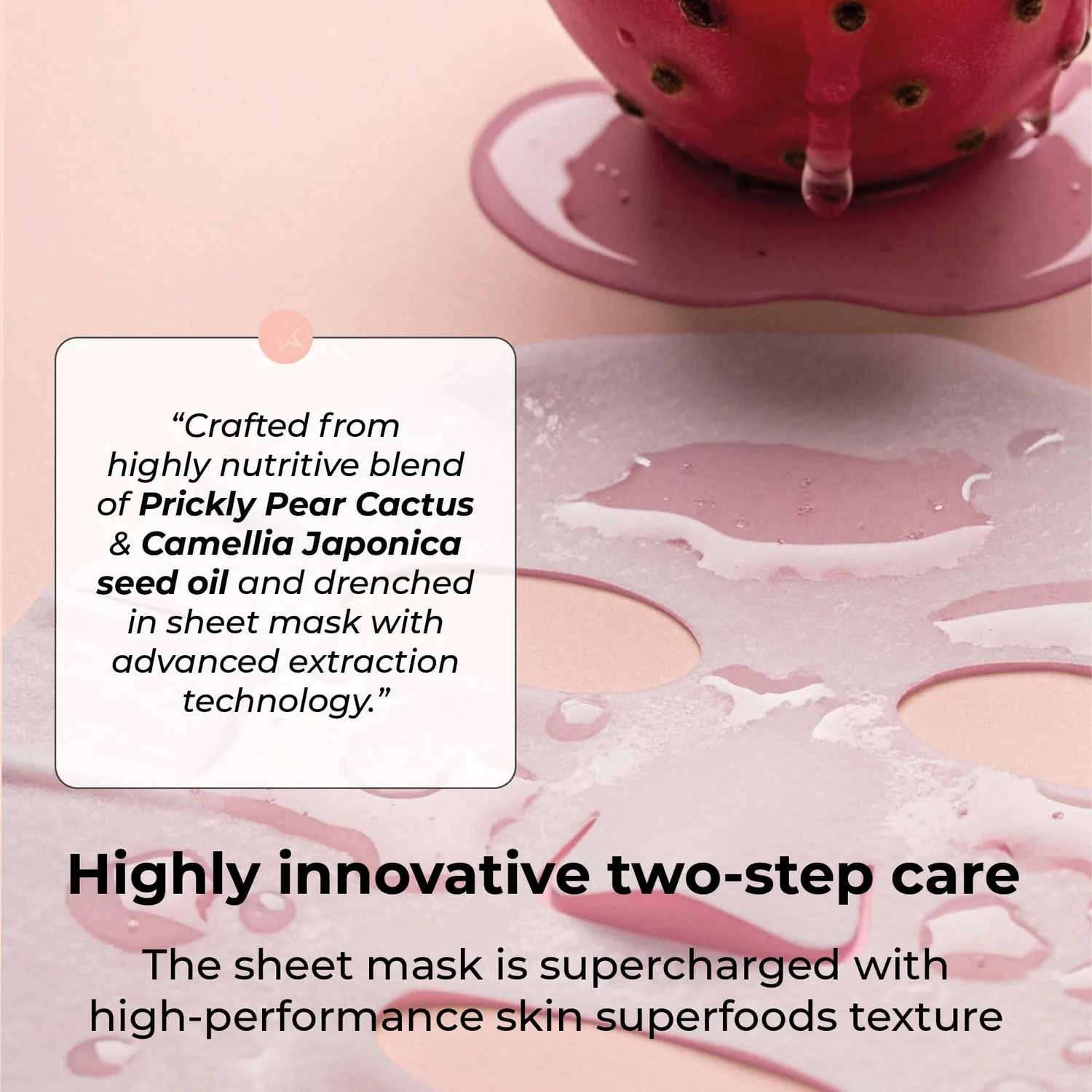 Starskin Orglamic Pink Cactus Mask maschera viso idratante