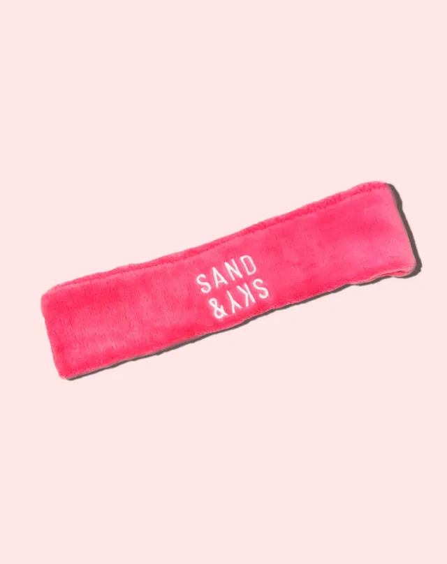 Sand & Sky The Pink Spa Headband Fascia Capelli Rosa