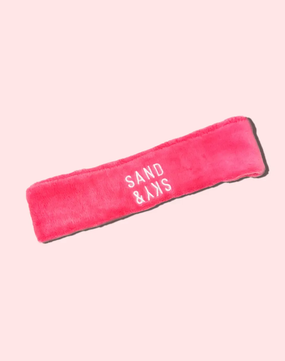 Sand & Sky The Pink Spa Headband Fascia Capelli Rosa