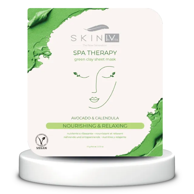 Skin Iv Hydra Zen Glow Maschera Viso Argilla Bianca e Avocado