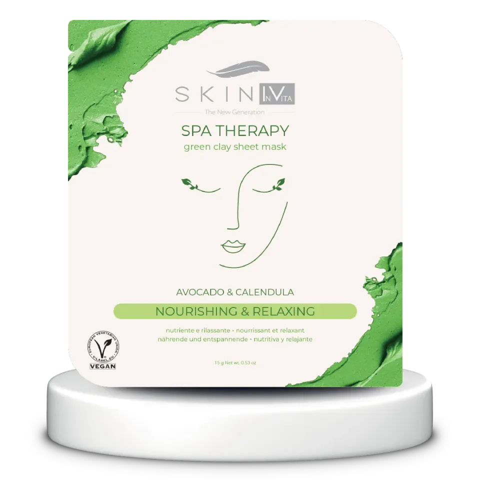Skin Iv Hydra Zen Glow Maschera Viso Argilla Bianca e Avocado