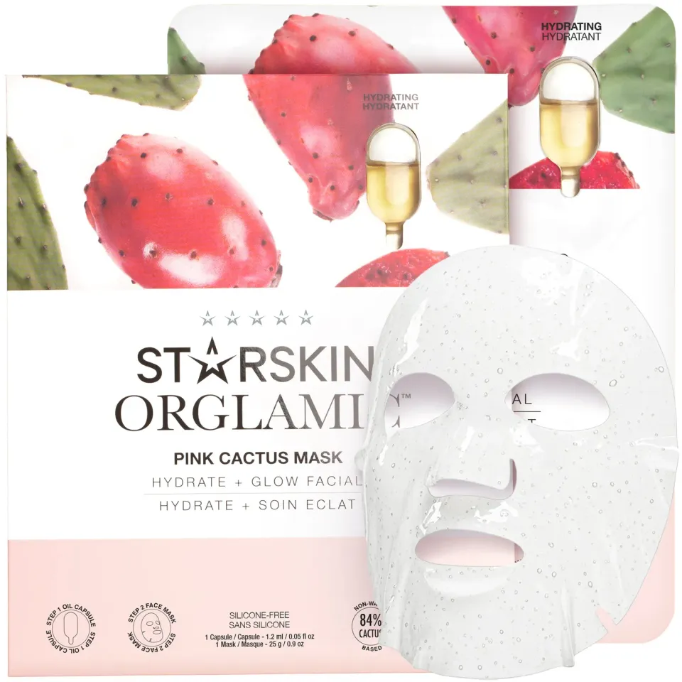Starskin Orglamic Pink Cactus Mask maschera viso idratante