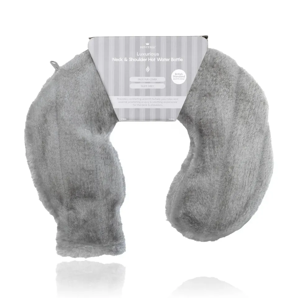 Revitale Collo Spalla borsa acqua calda grigio ardesia