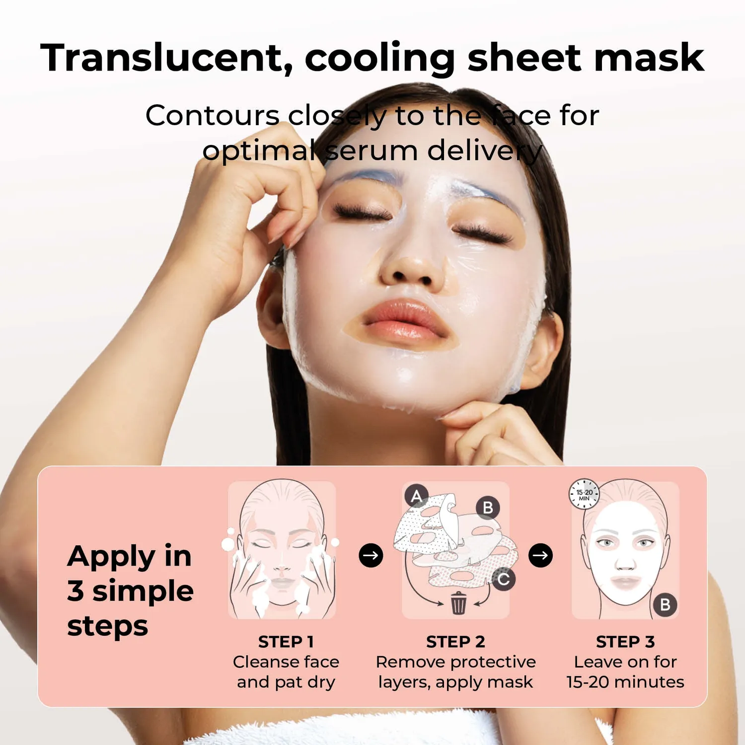 Starskin Close-Up maschera viso biocellulosa rassodante