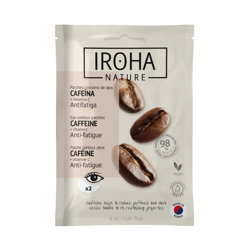 Irohanature Anti-Fatigue Patch Occhi Caffeina