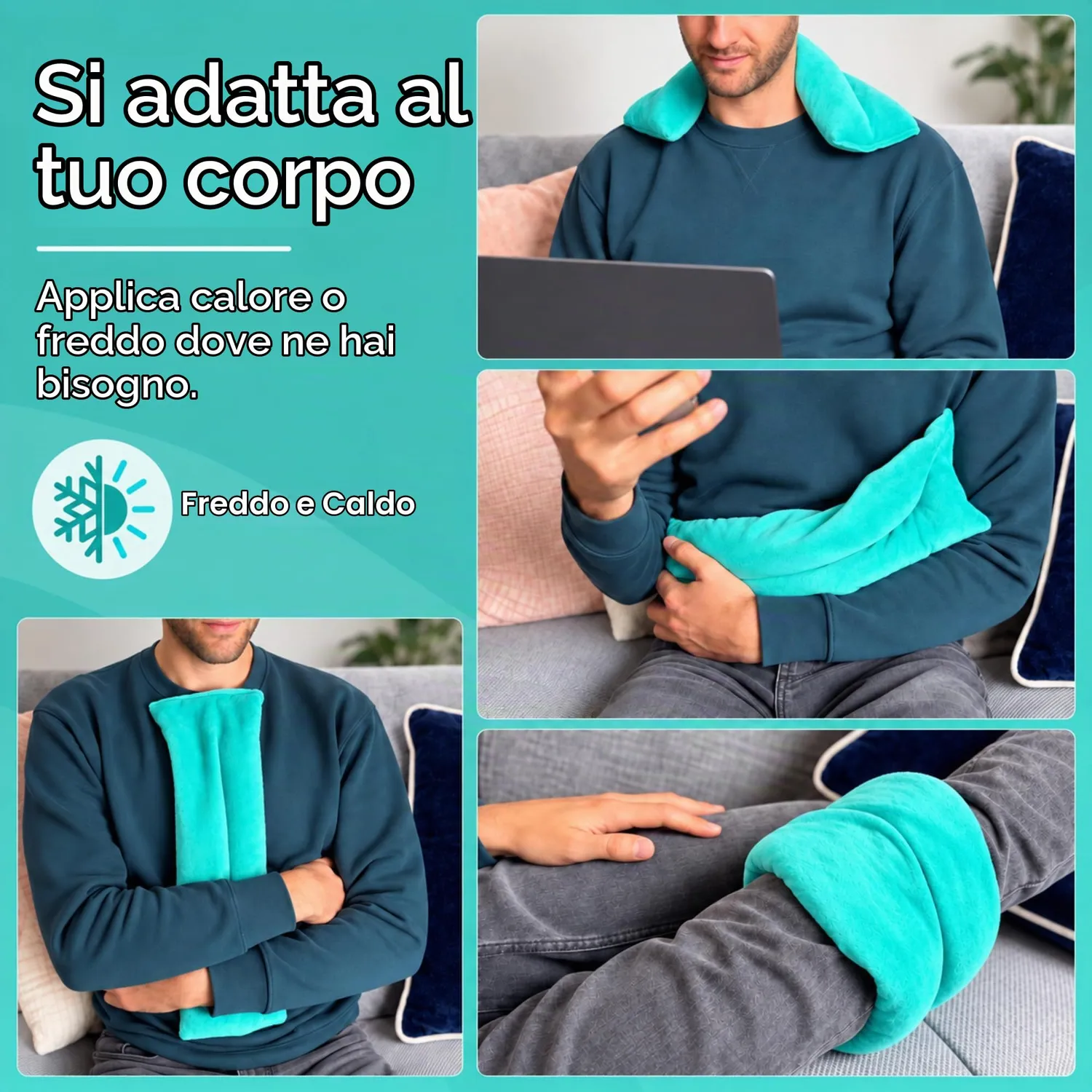 Revitale Termo Cool Pack cuscino termico microonde 42 cm