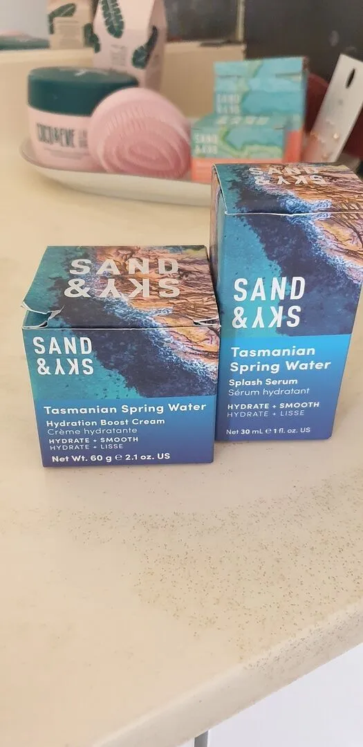 Sand & Sky Healthy Hydration Kit viso siero + crema