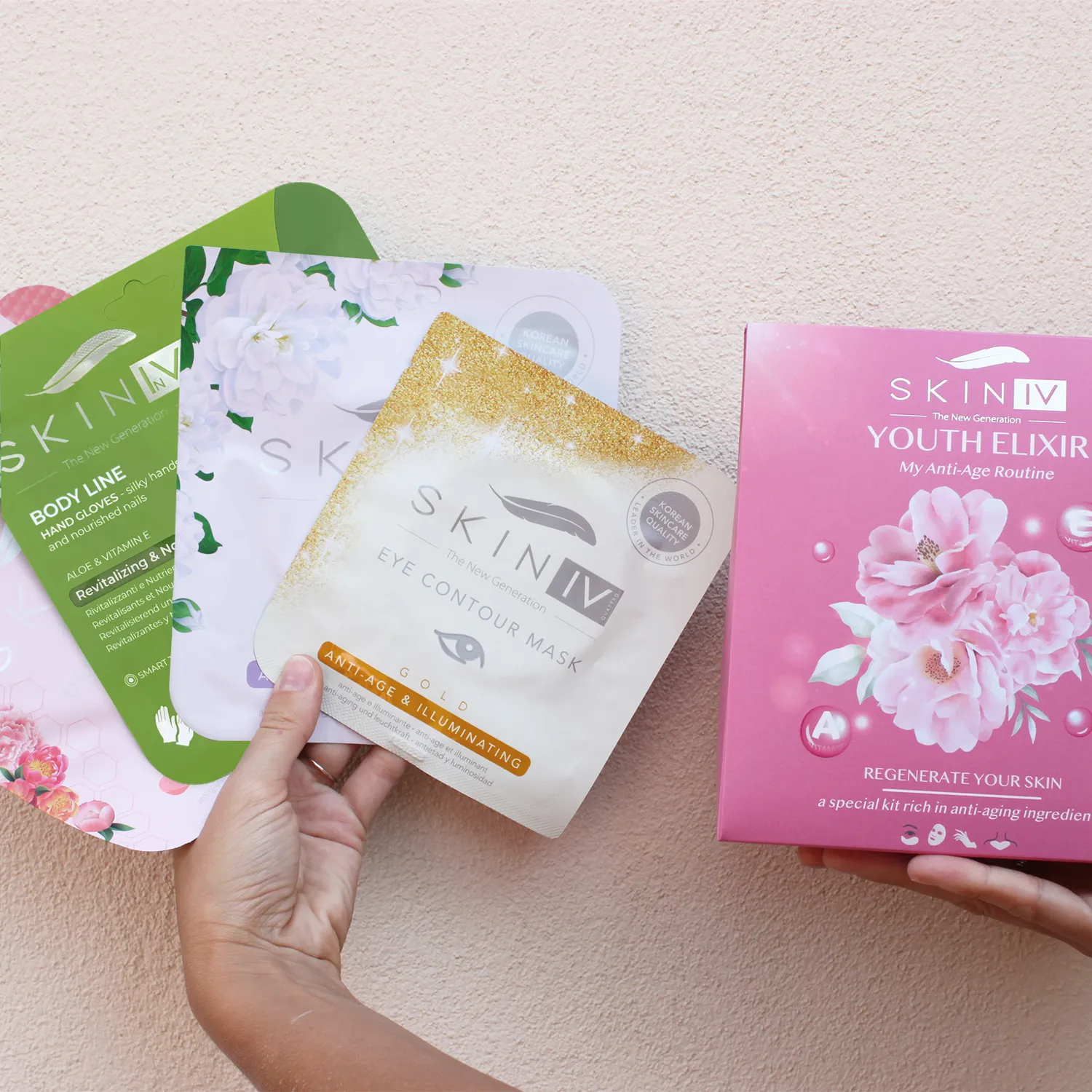 Skin Iv Youth Elixir kit viso antiage 4 trattamenti