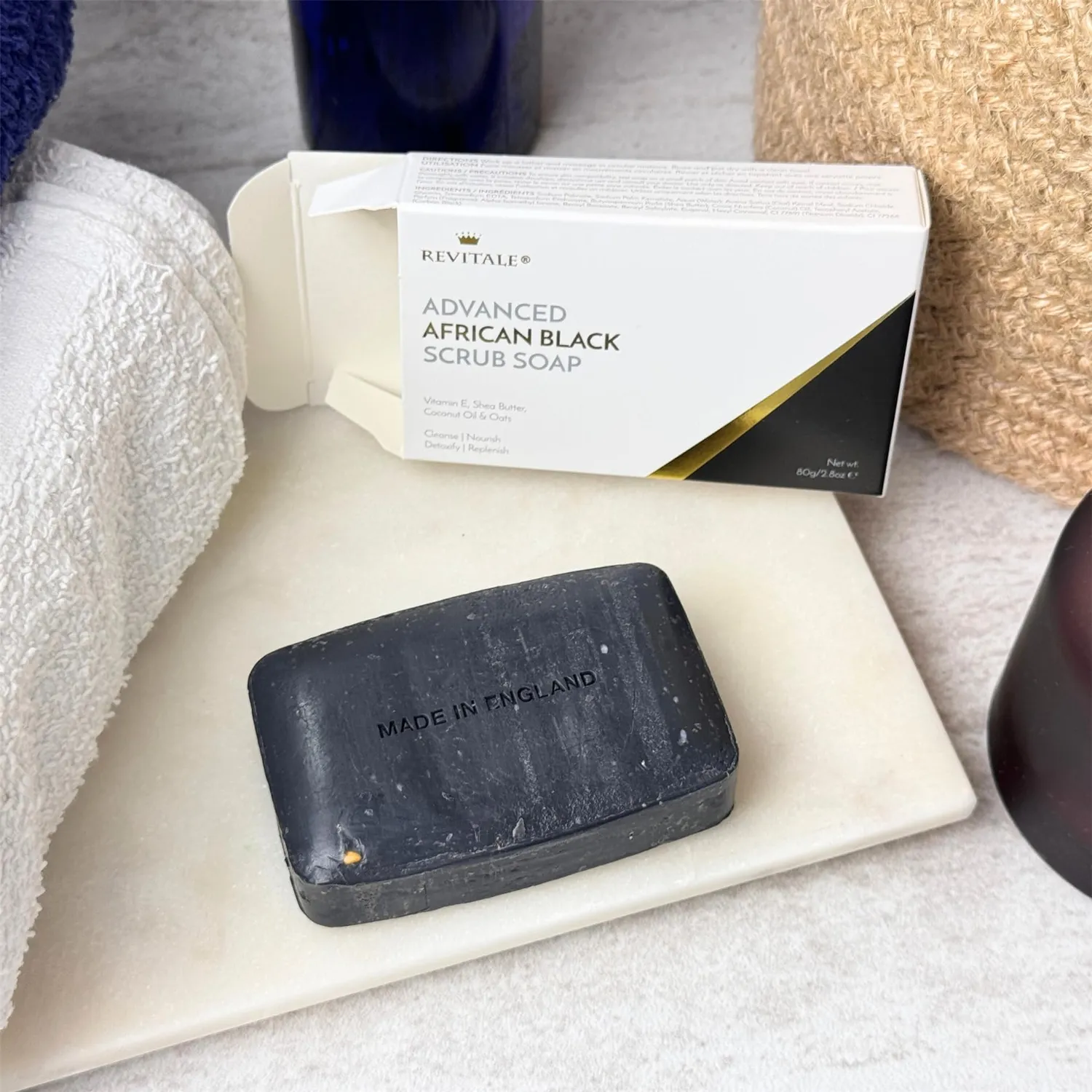 Revitale Advanced Sapone Nero Africano Saponetta Viso Corpo