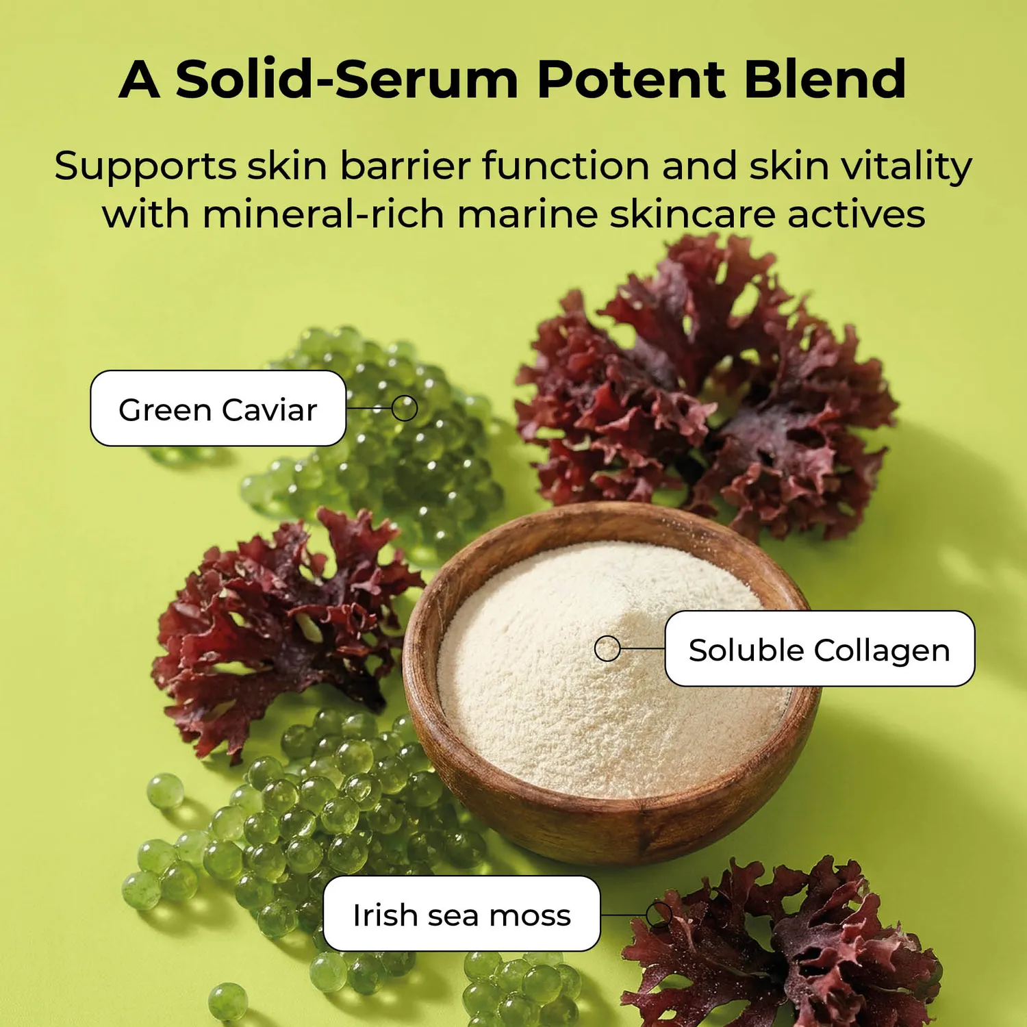 Starskin Collagen Green Caviar maschera idrogel 30 minuti