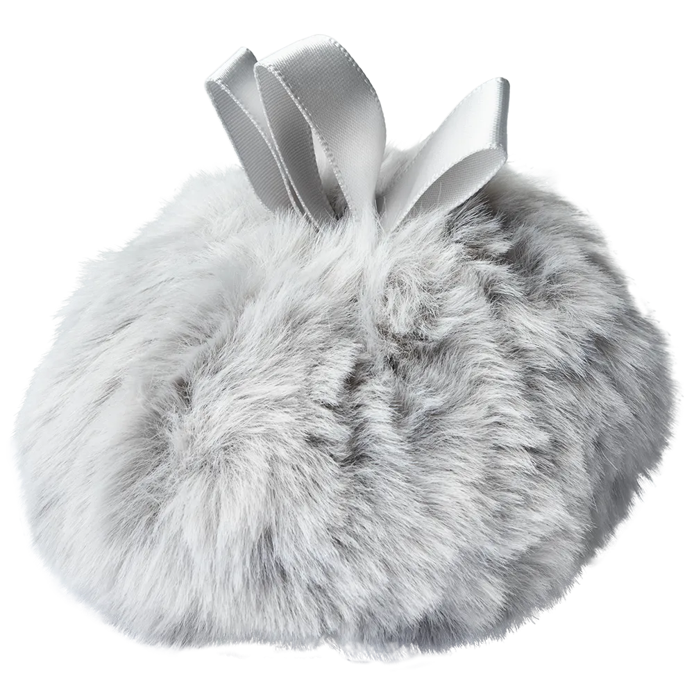 Miqura Sparkling Glitter Puff glitter argento eco