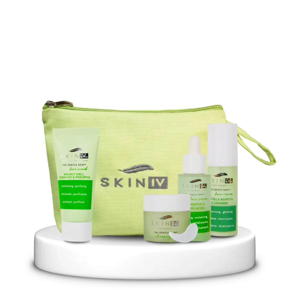 Skin Iv Kit Skincare Coreana Viso 4 Pezzi Idratante
