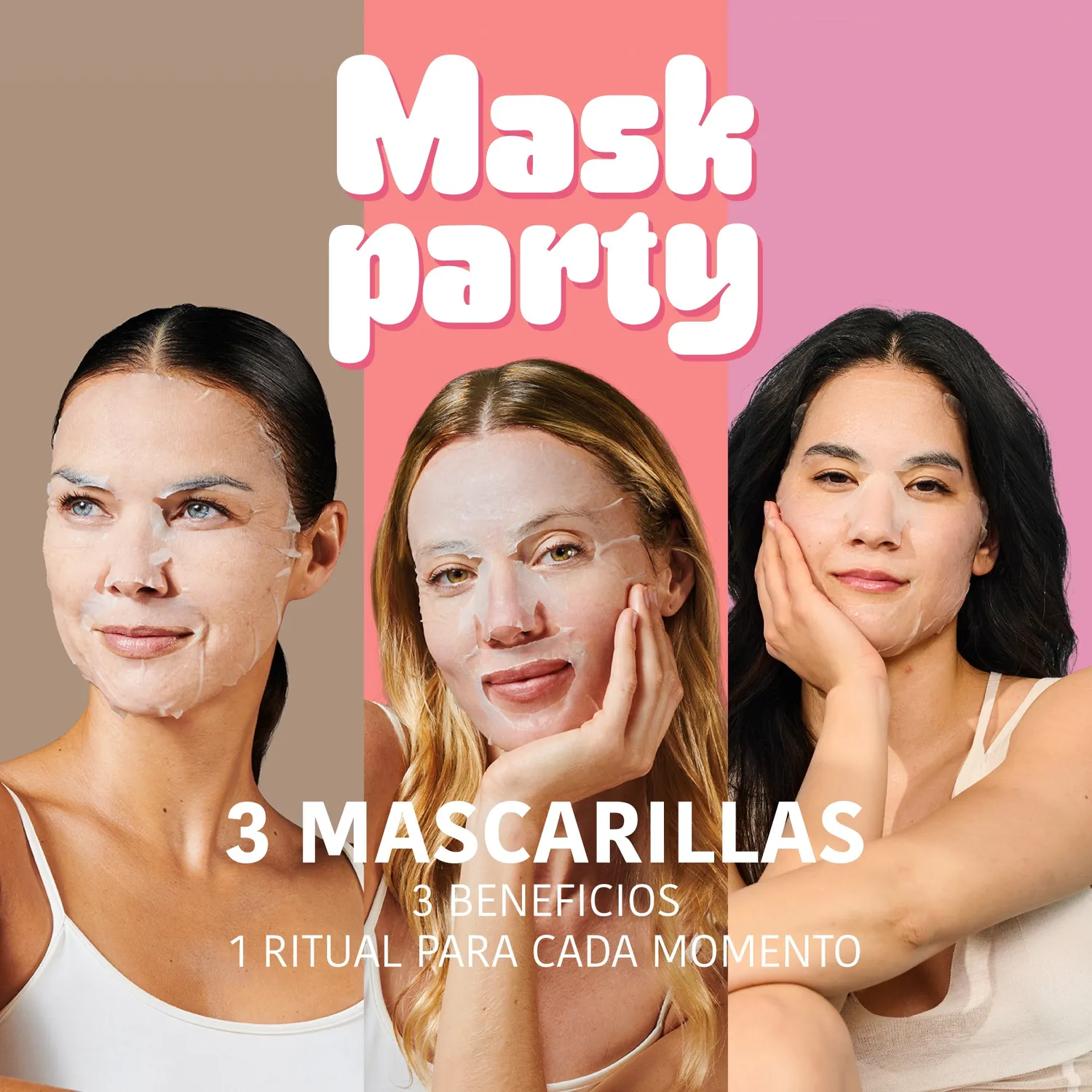 Iroha Nature Mask Party kit maschere viso 3 pezzi