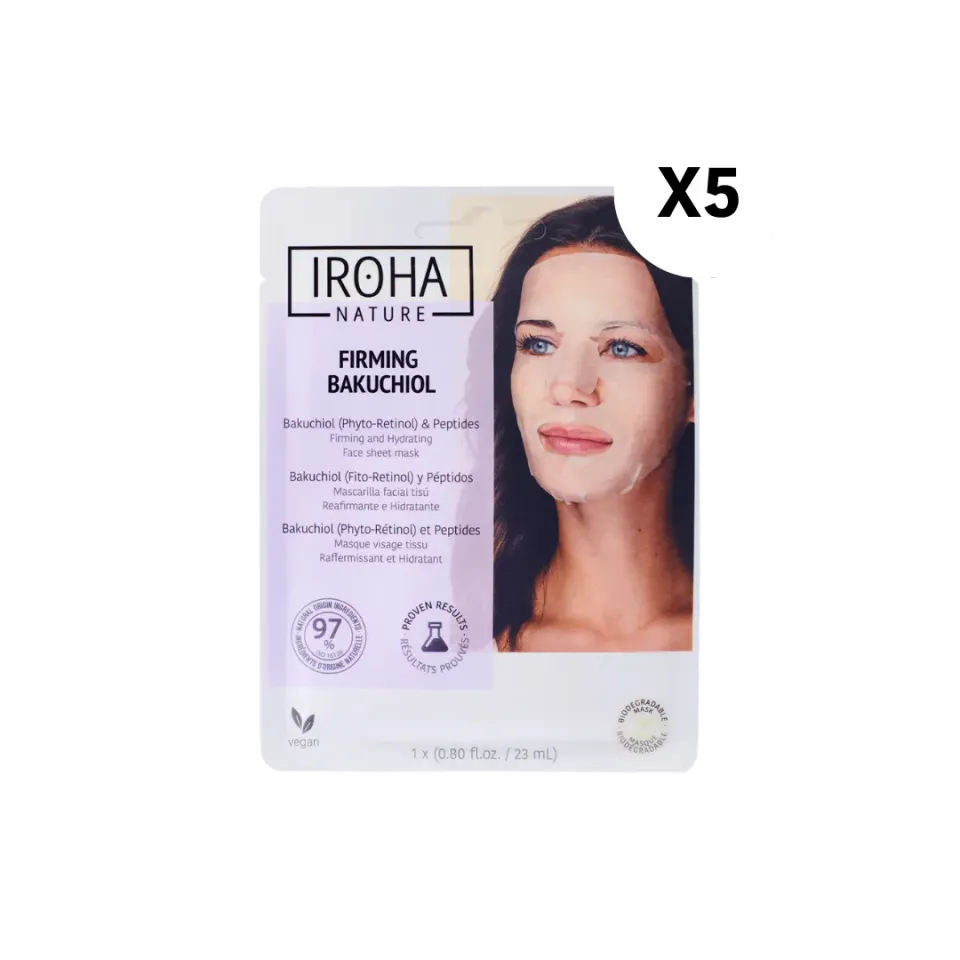 Iroha Nature Bakuchiol maschera viso tessuto idratante
