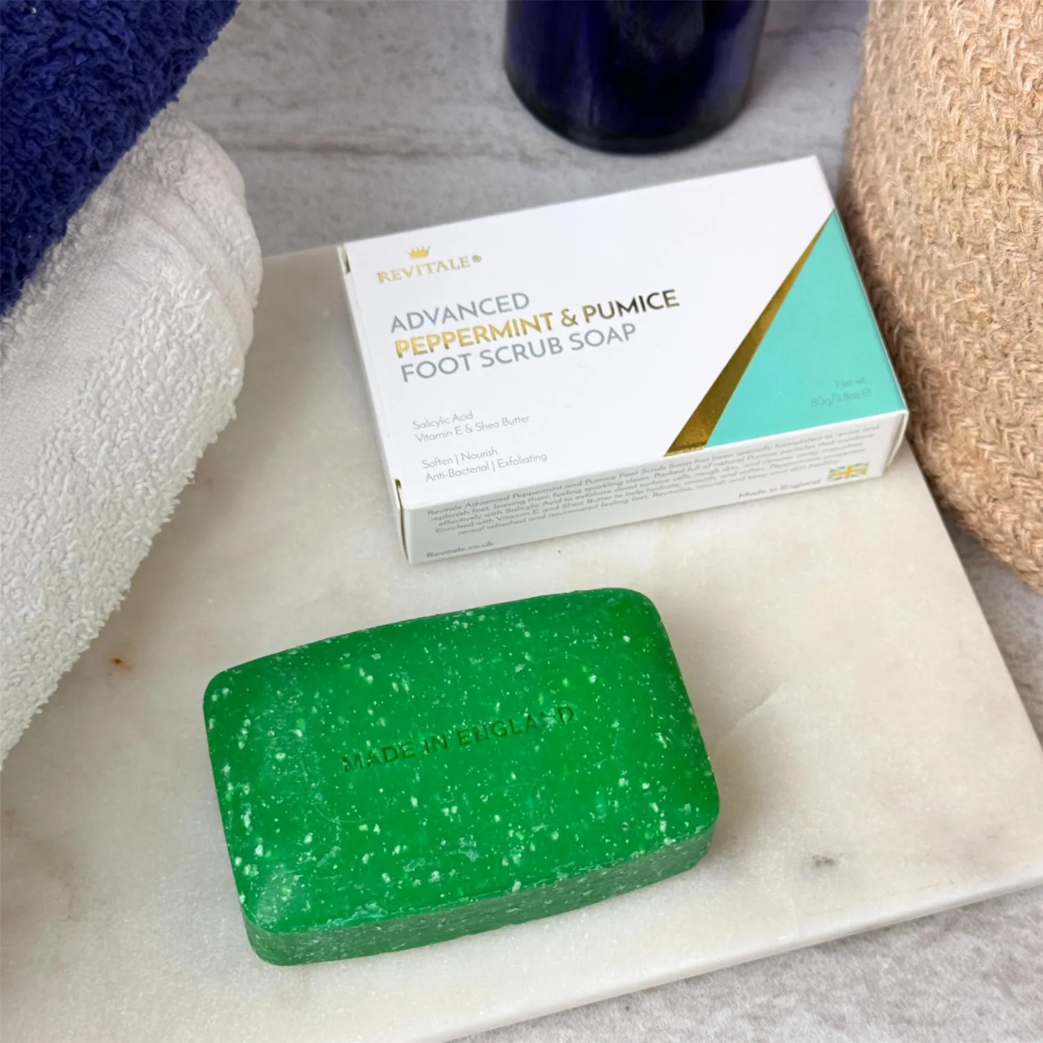 Revitale Advanced Sapone Piedi Menta Pomice Saponetta 80 g