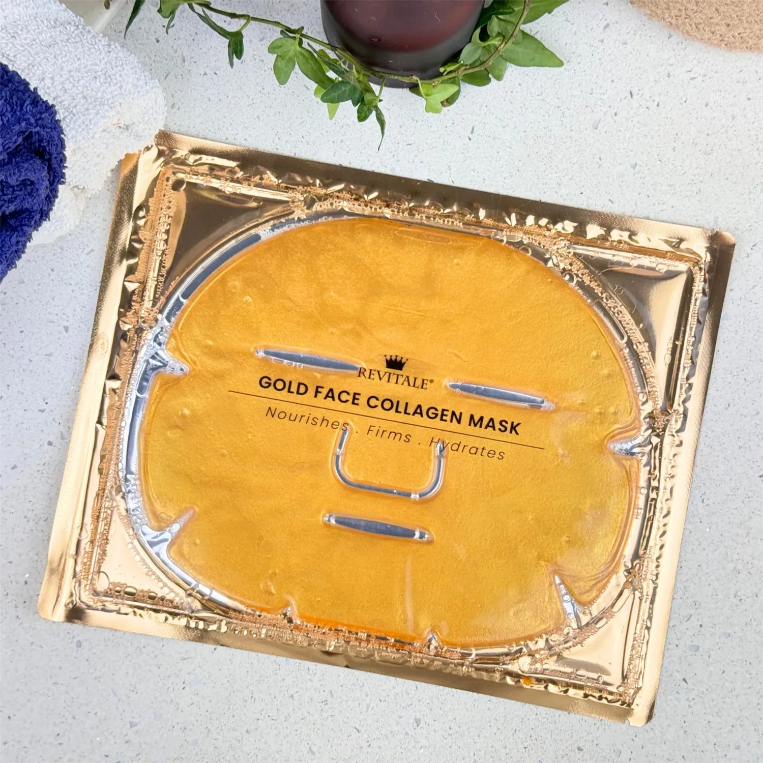 Revitale 24K Oro maschera viso idratante 5 pezzi