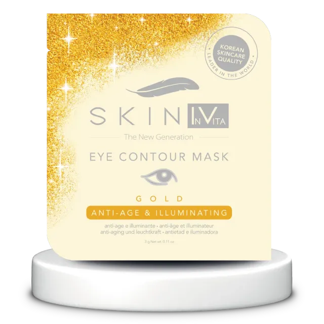 Skin Iv Golden Glow Eyes maschera contorno occhi oro e acido ialuronico