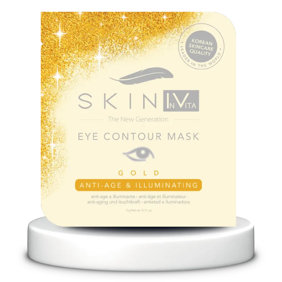 Skin Iv Golden Glow Eyes maschera contorno occhi oro e acido ialuronico