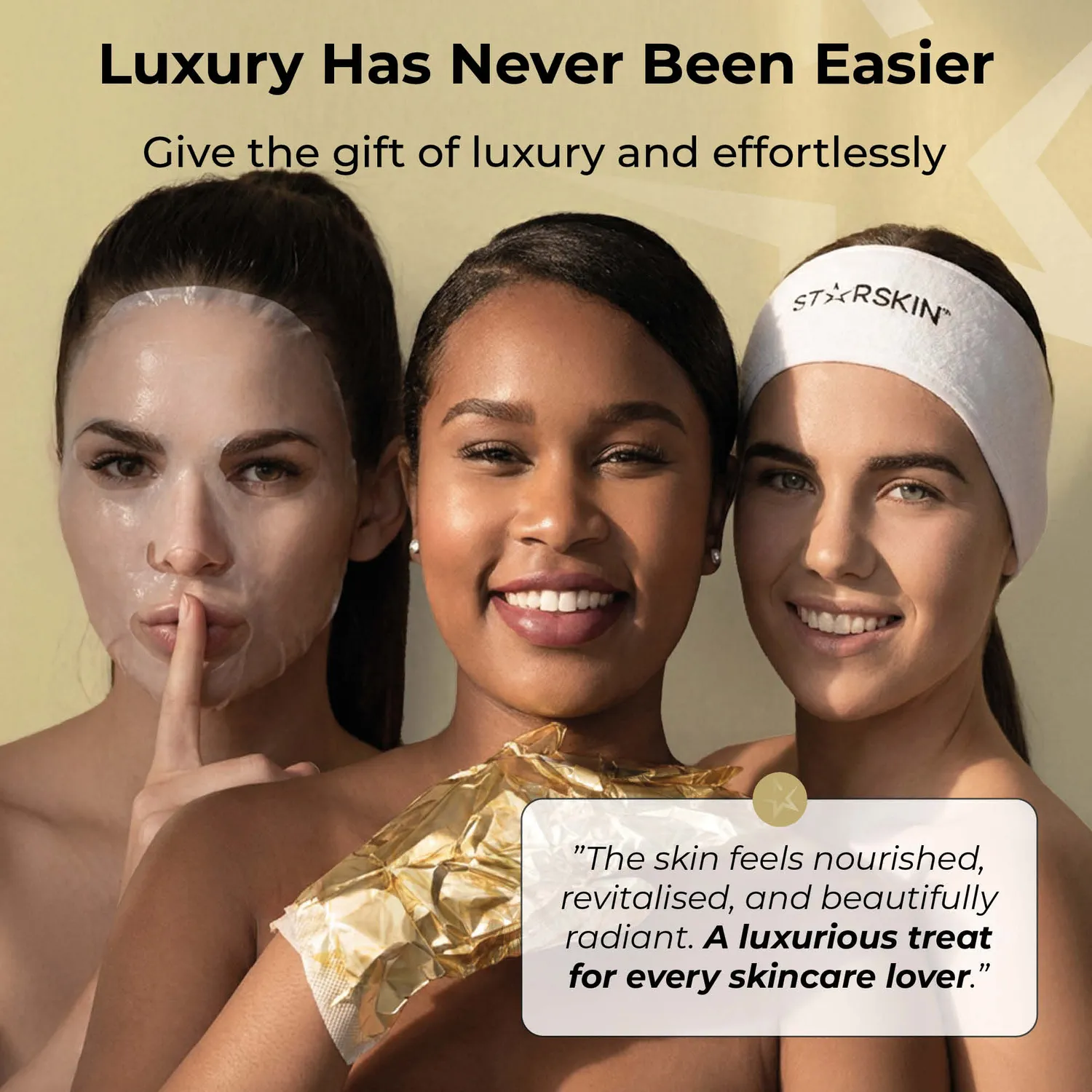 Starskin The Gold Mask Set maschere oro assortite