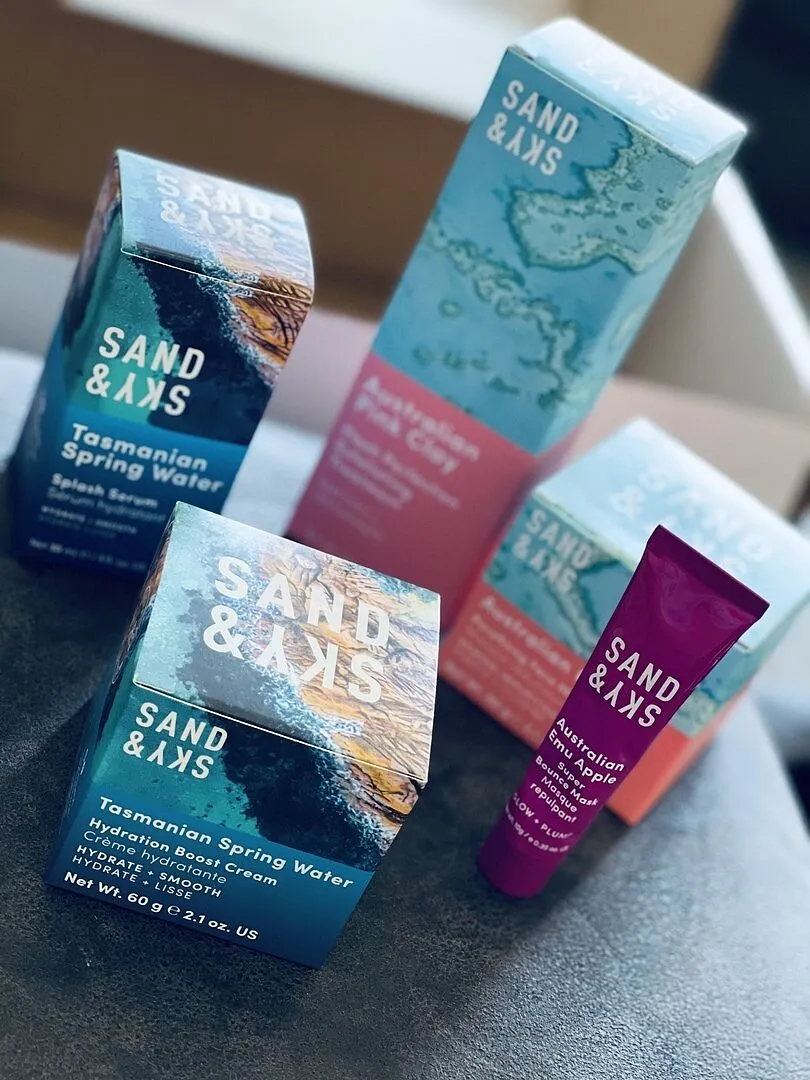 Sand & Sky Healthy Hydration Kit viso siero + crema