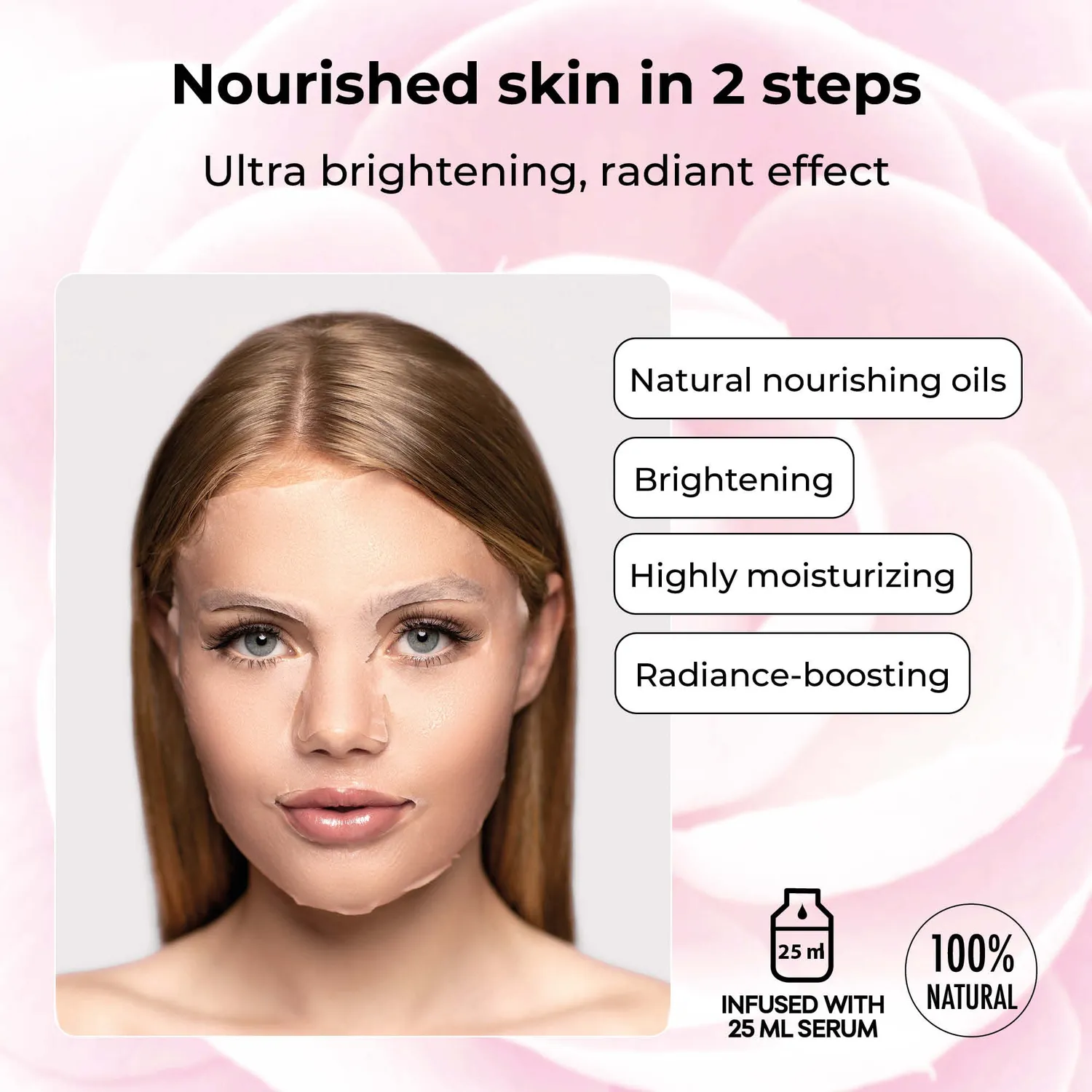 Starskin Essentials Camellia 3+1 maschera viso 4 pz nutriente