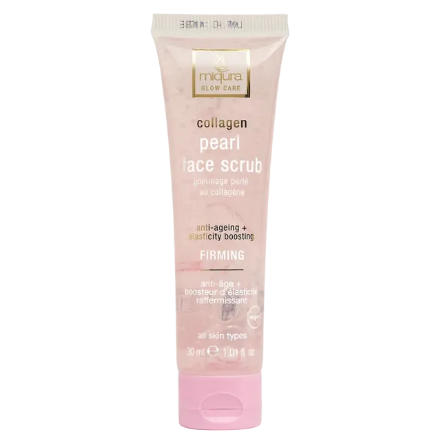 Miqura Pearl scrub viso esfoliante al collagene