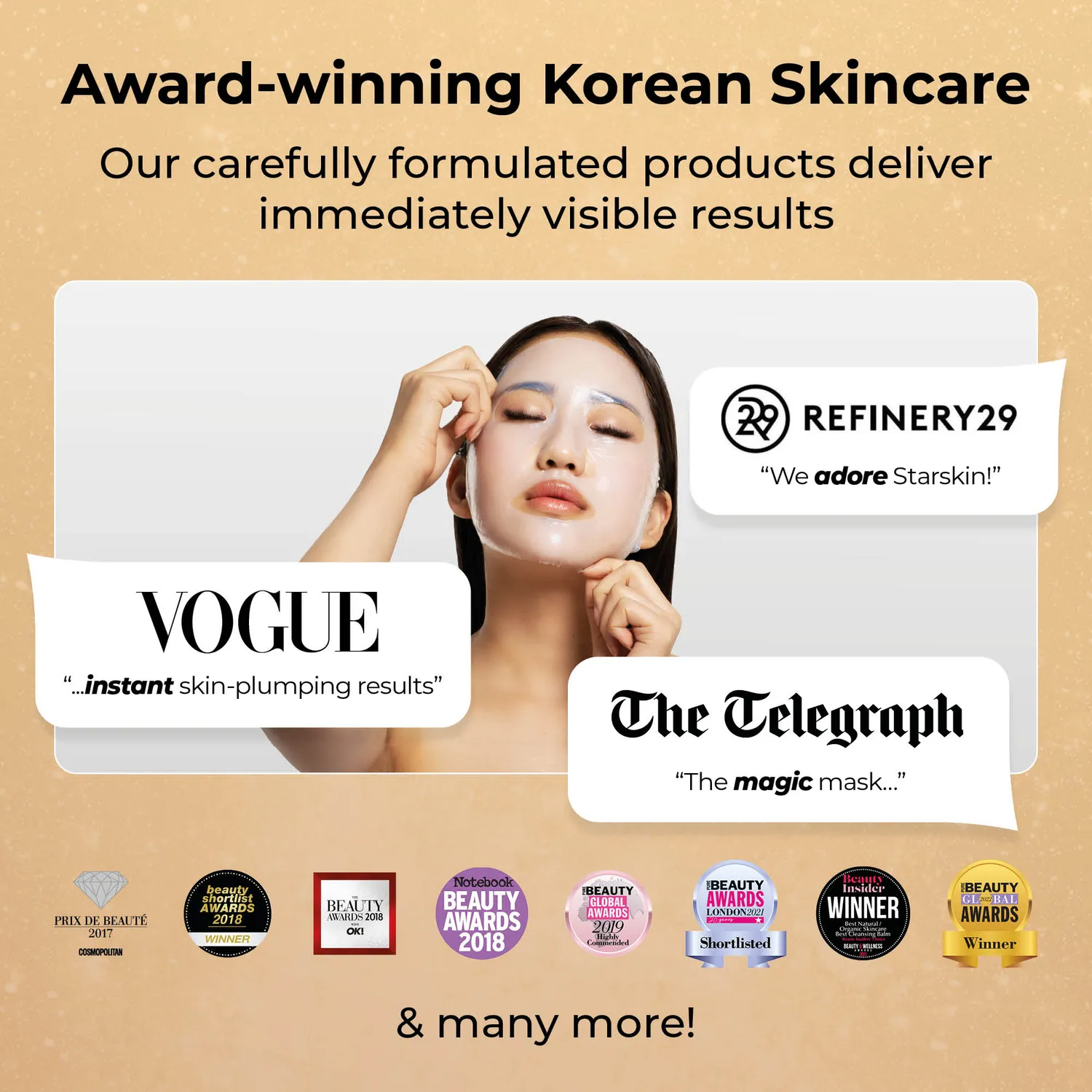 Starskin The Radiance Edit Set Maschere Viso Illuminante
