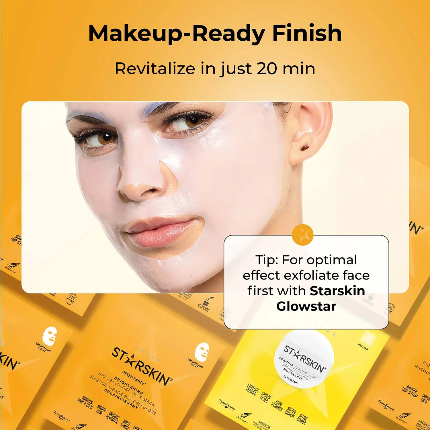 Starskin After Party 3+1 maschera viso illuminante