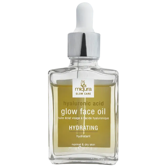 Miqura Glow Care olio viso acido ialuronico idratante