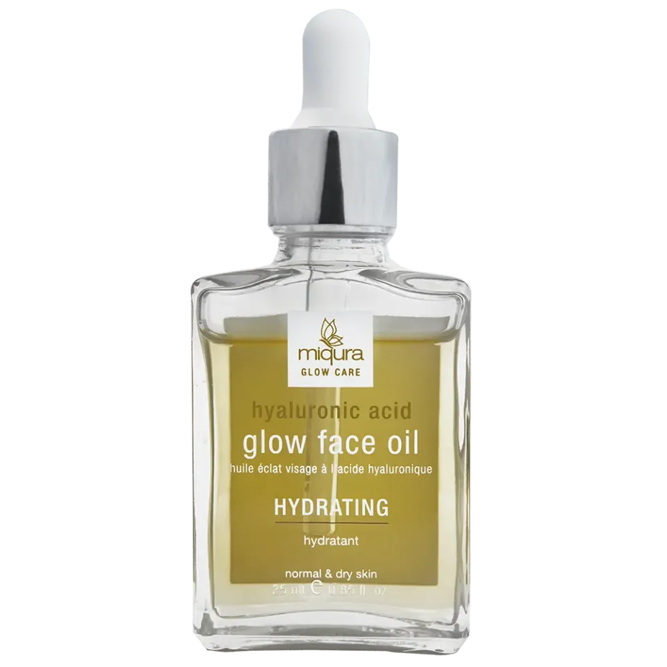 Miqura Glow Care olio viso acido ialuronico idratante