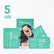 Irohanature Deep Pore Cleansing cerotti naso carbone 5 pezzi punti neri